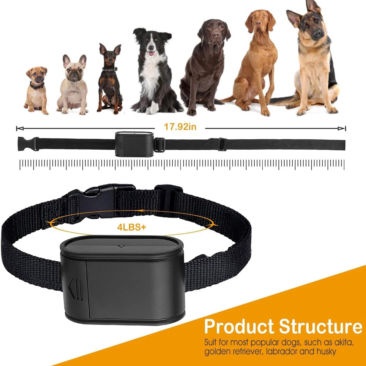 Electric Dog Fence, In-ground Pet Containment System, Waterproof Training Collar I17162