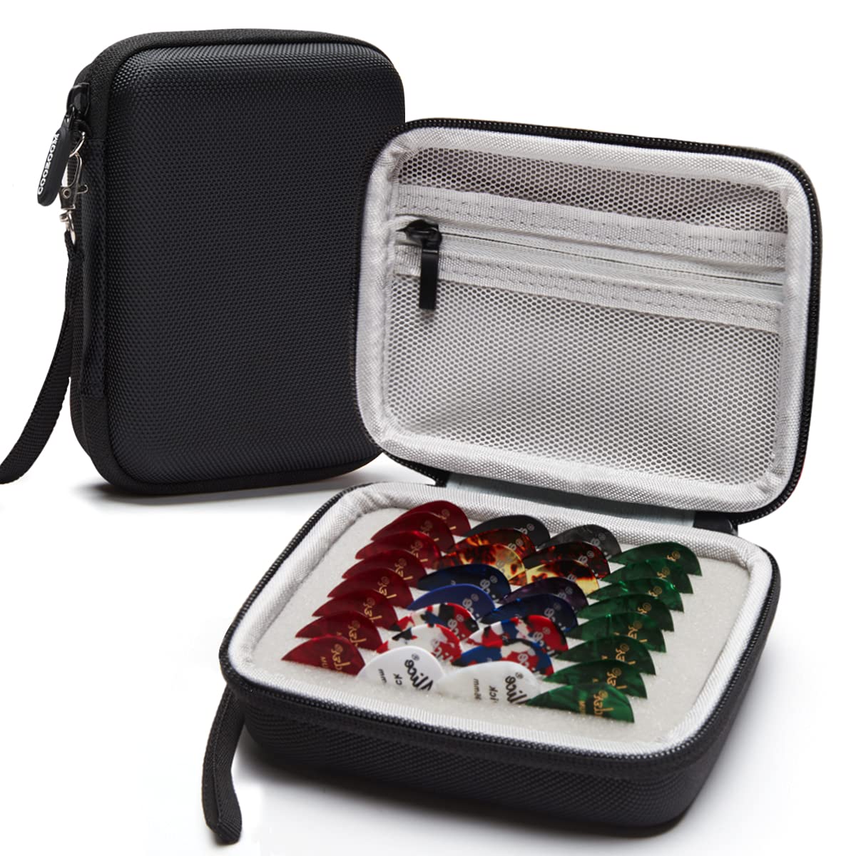 Guitar Pick Holder Case Black B73633