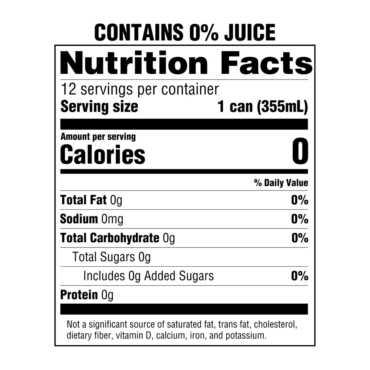 Sparkling Water Lime 12 Fl Oz 12 Cans Z855