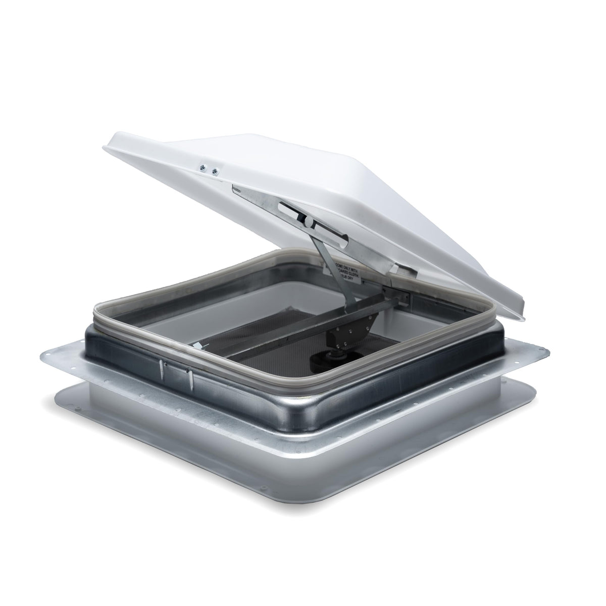 14" White Cargo Roof Vent M6863