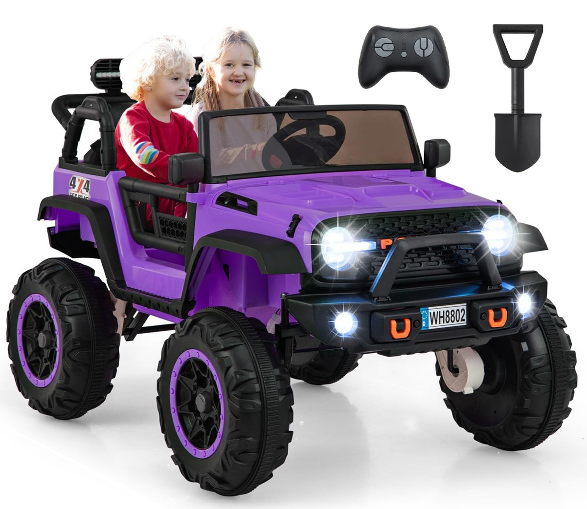 24V 2 Seater Kids' Electric Vehicle Truck with Remote Control J947428