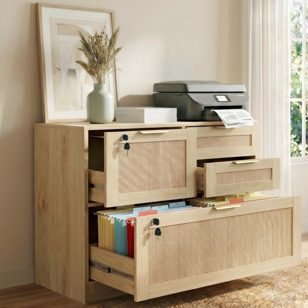 4 Drawer File Cabinet with Lock P386