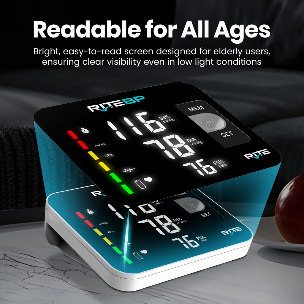 Digital Blood Pressure Monitor with 2 Large Arm Cuffs H803425