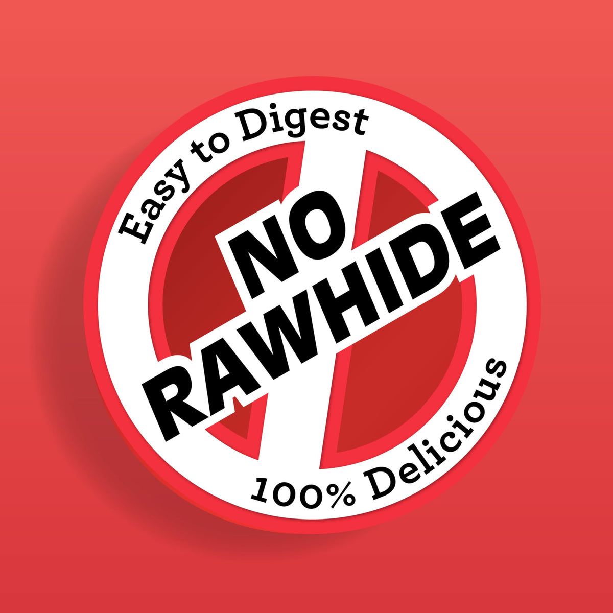 Rawhide-Free Dog Treats With Real Protein, 50 Count R94993
