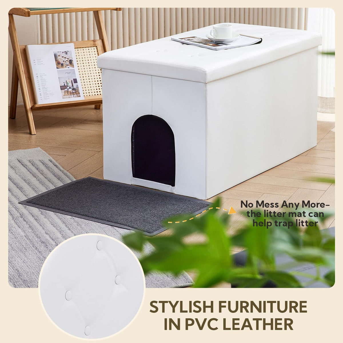 Extra Large Cat Litter Box Enclosure R8056