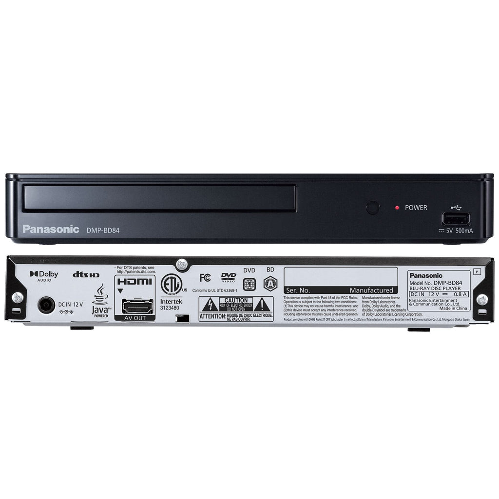 Black Blu-Ray DVD Player J71387