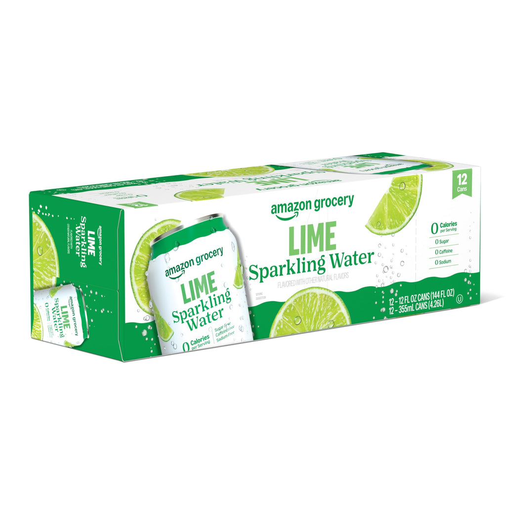 Sparkling Water Lime 12 Fl Oz 12 Cans Z855