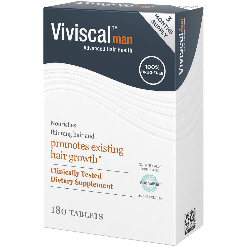 Men's Hair Growth Supplements 180 Tablets S4651