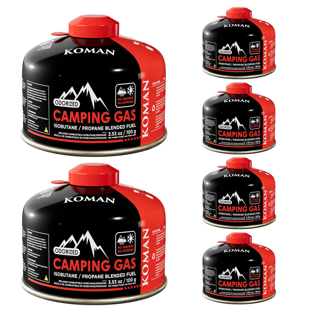 230 Gram Isobutane Butane Propane Camping Fuel Canister Pack of 6 E819