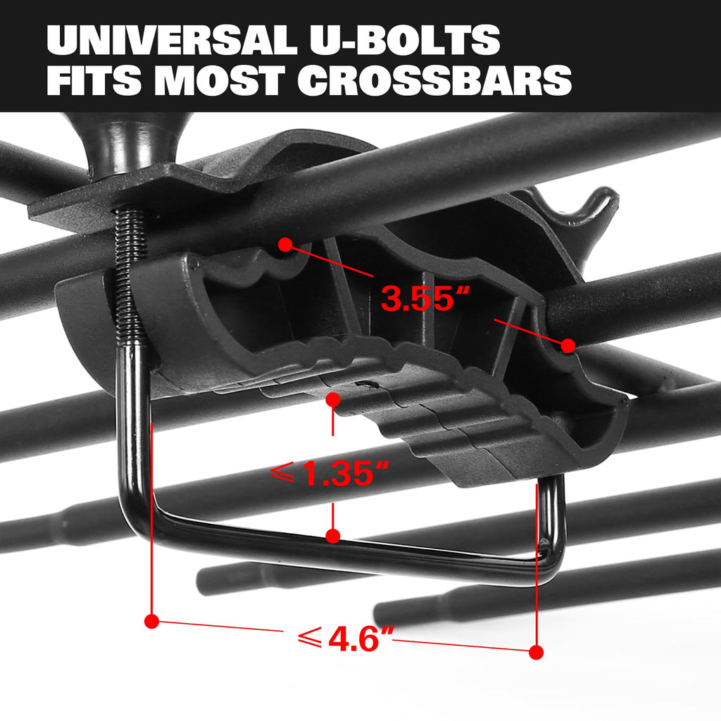 64" x 39" x 5" 200lb Heavy Duty Roof Rack Carrier Basket with Waterproof Bag B79296