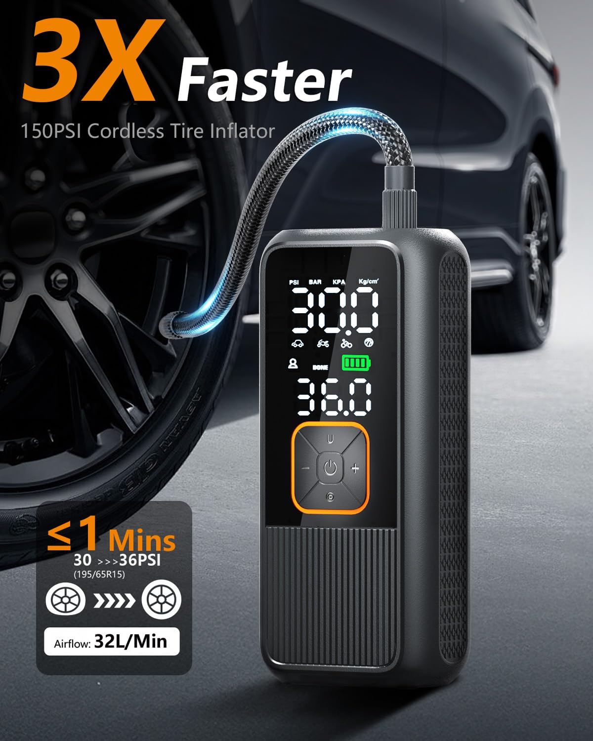 150 PSI Portable Air Compressor V201556