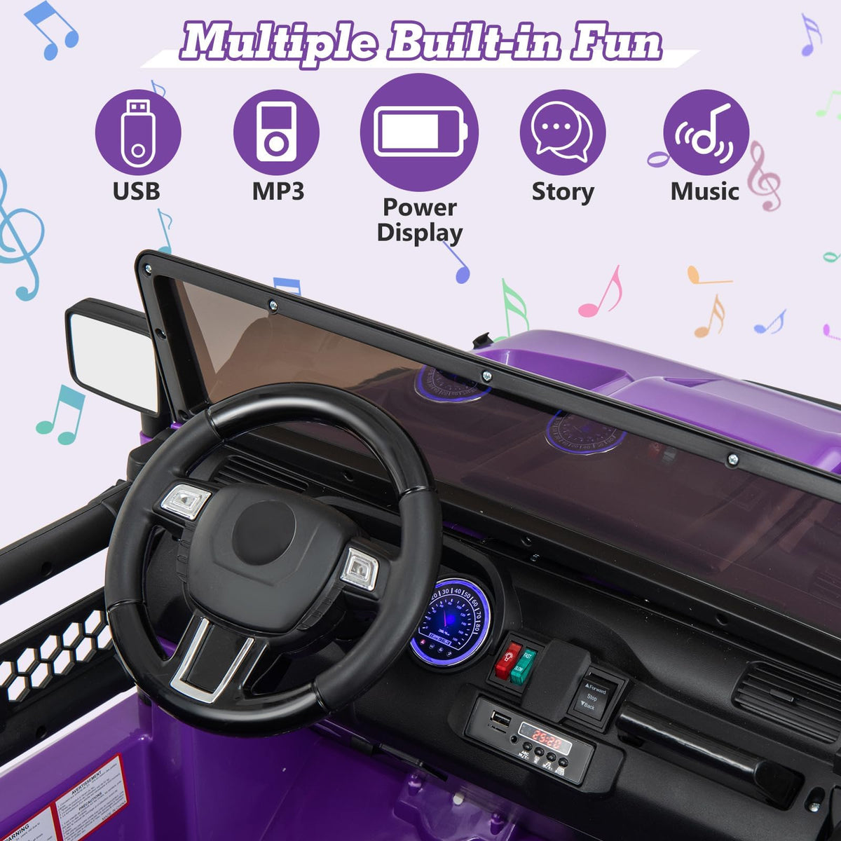 24V 2 Seater Kids' Electric Vehicle Truck with Remote Control J947428