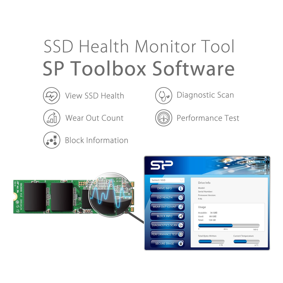 512GB M.2 SATA III Internal Solid State Drive 2280 J407