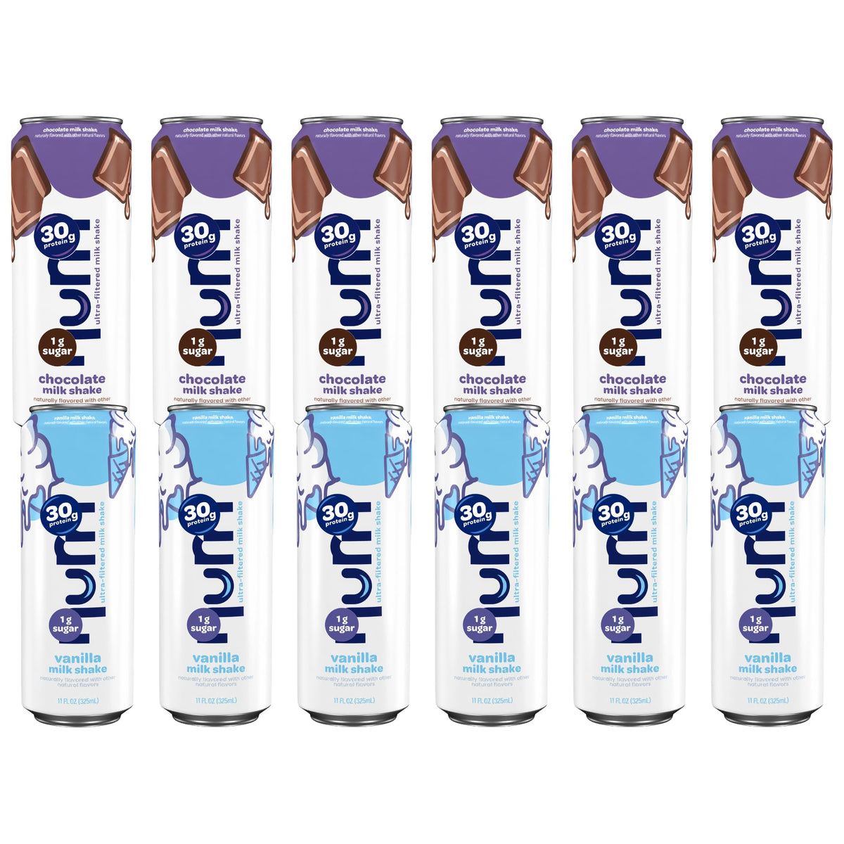 High Protein Shake Variety Pack, 30g Protein, 12 Pack C4461