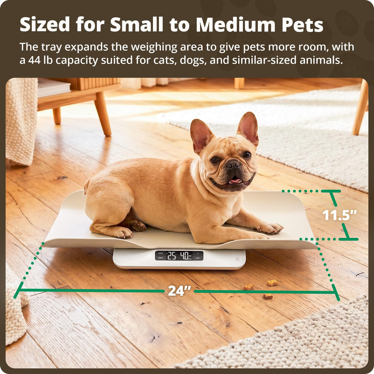 Digital Pet Scale for Cats, Dogs & Small Animals M27142