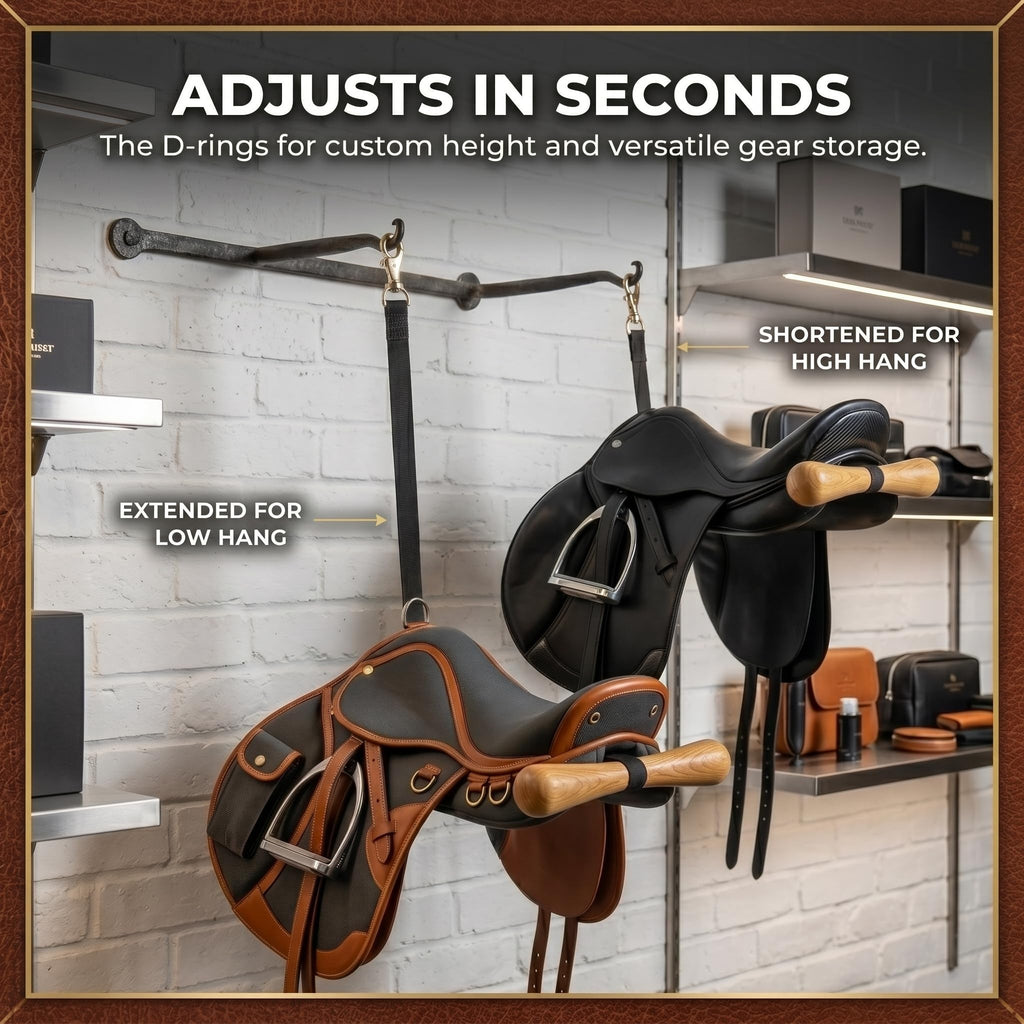 Portable Wood Saddle Rack I331