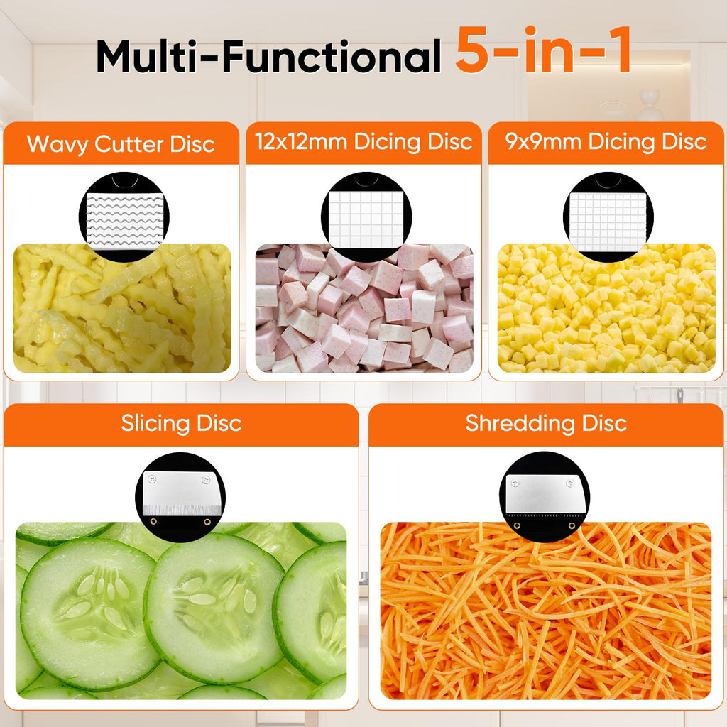 5-in-1 Electric Vegetable Chopper Z568