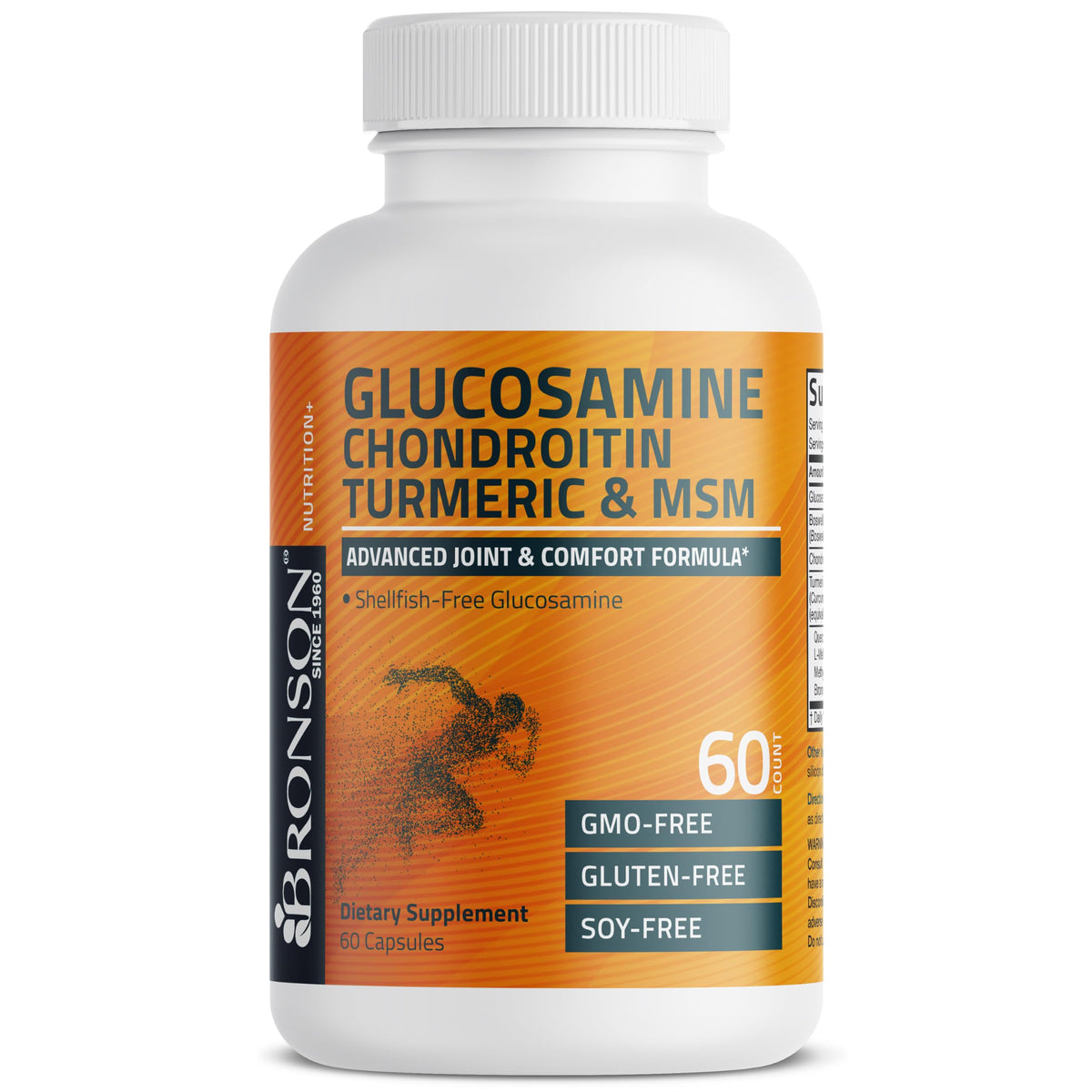 Glucosamine Chondroitin Turmeric & MSM Joint Support, 60 Capsules C355