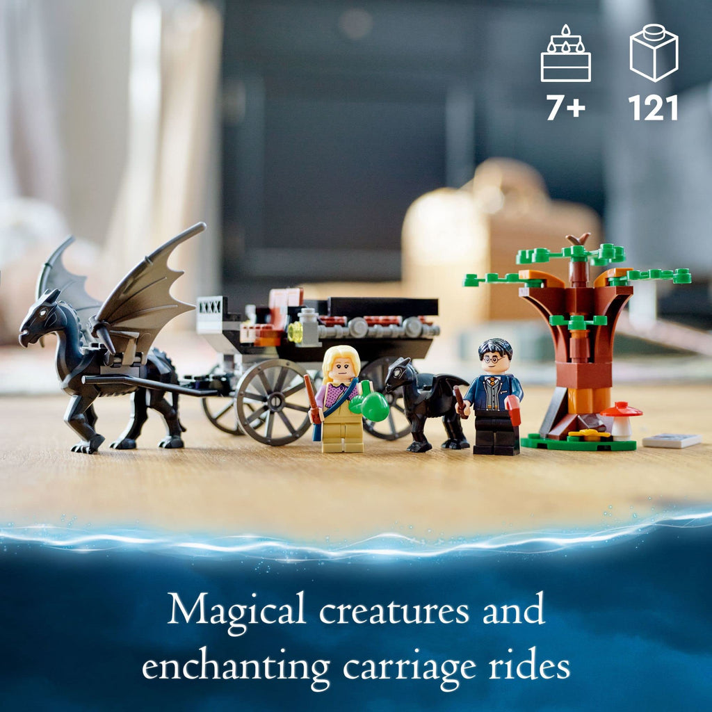 Building Toy Set with 2 Winged Horse Figures and Minifigure S593549