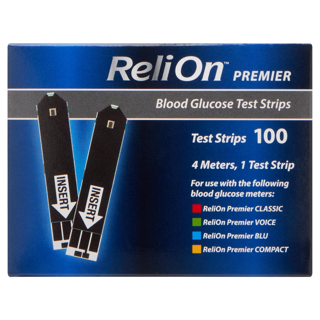 Blood Glucose Test Strips 100 Count 2 Pack W928
