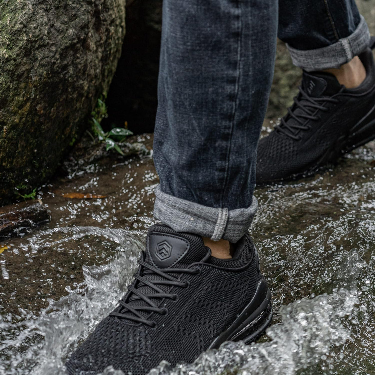 Men Non Slip Waterproof Slip-on Work Shoes L4008