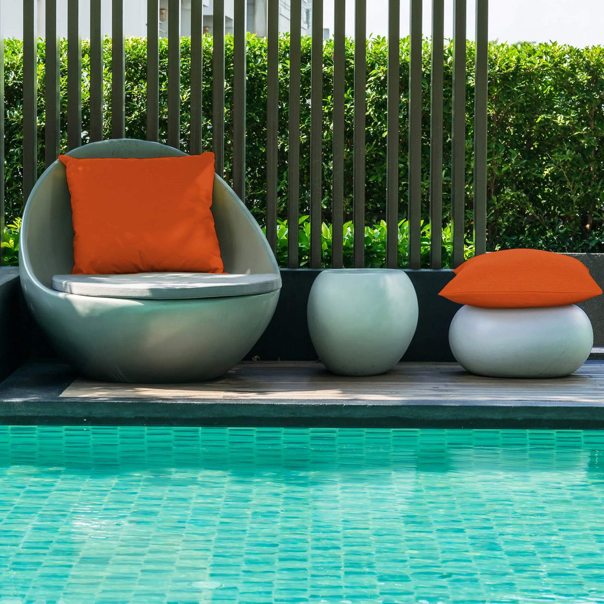 4 Pack Outdoor Throw Pillow Covers 18x18 L7561