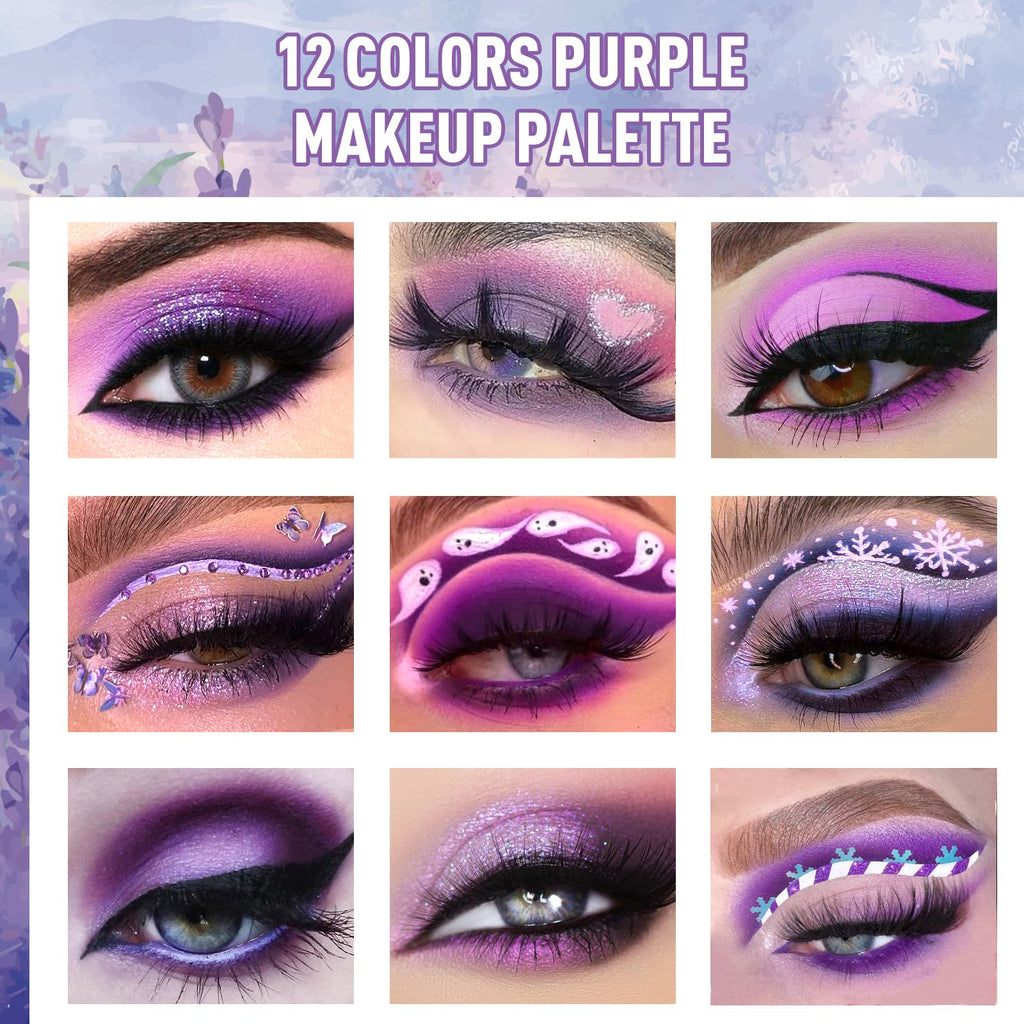 Pigmented Matte Shimmer Eyeshadow Palette V59824