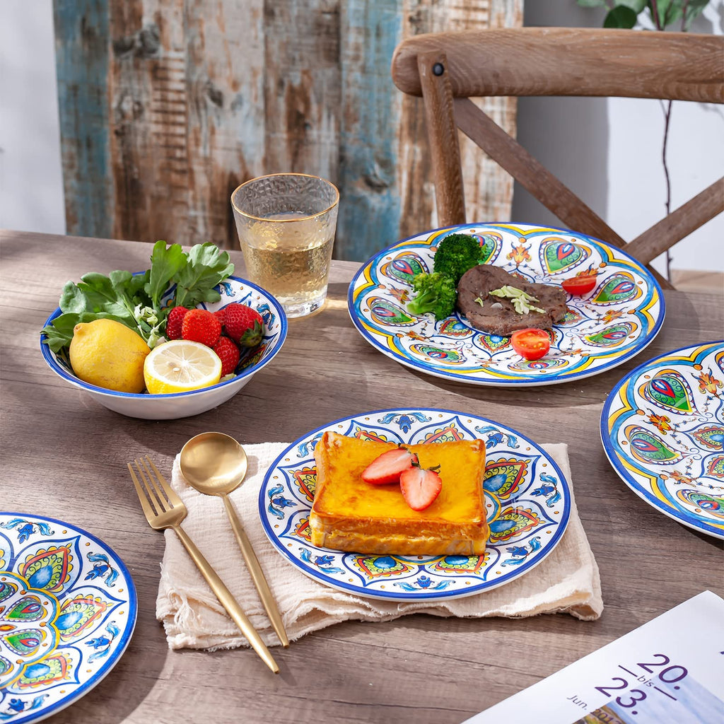 12 Pcs Melamine Dinnerware Set C32056