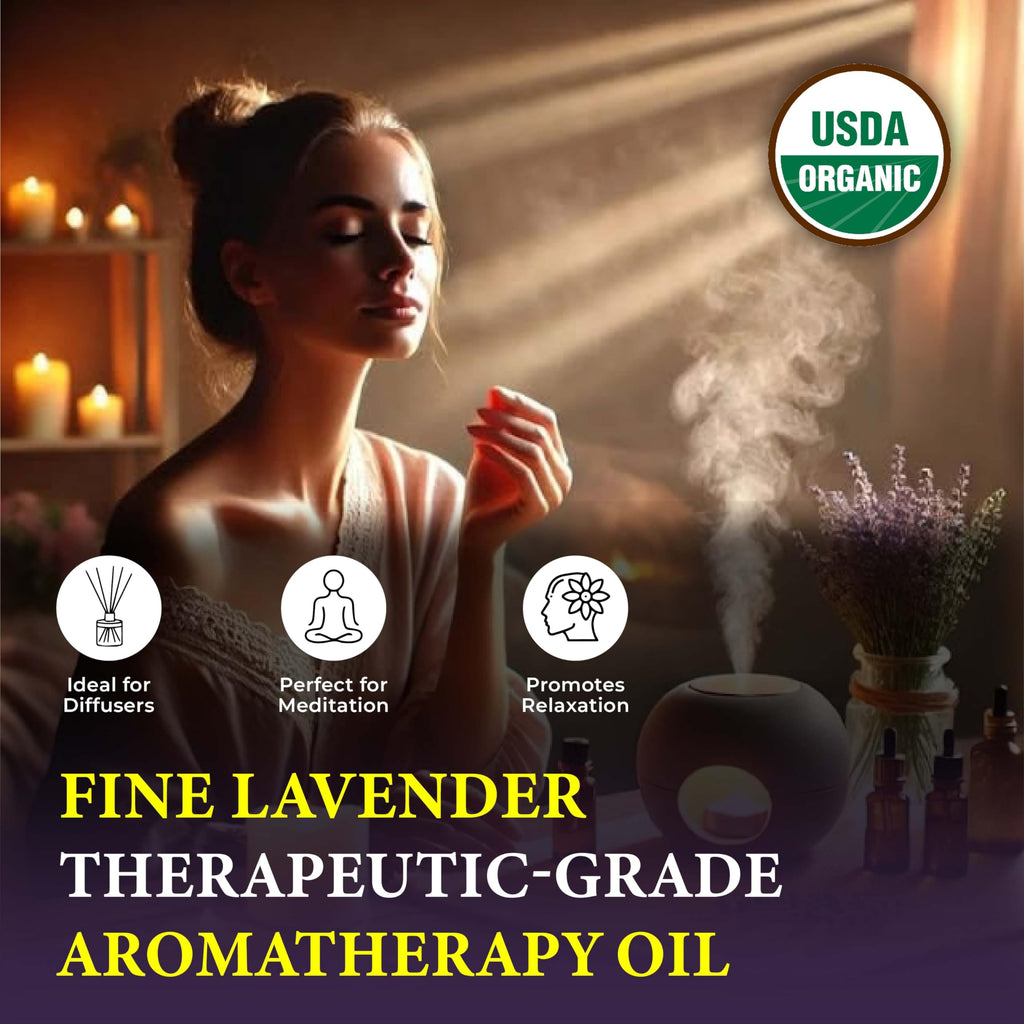 Organic Lavender Essential Oil 4 Fl Oz K89225