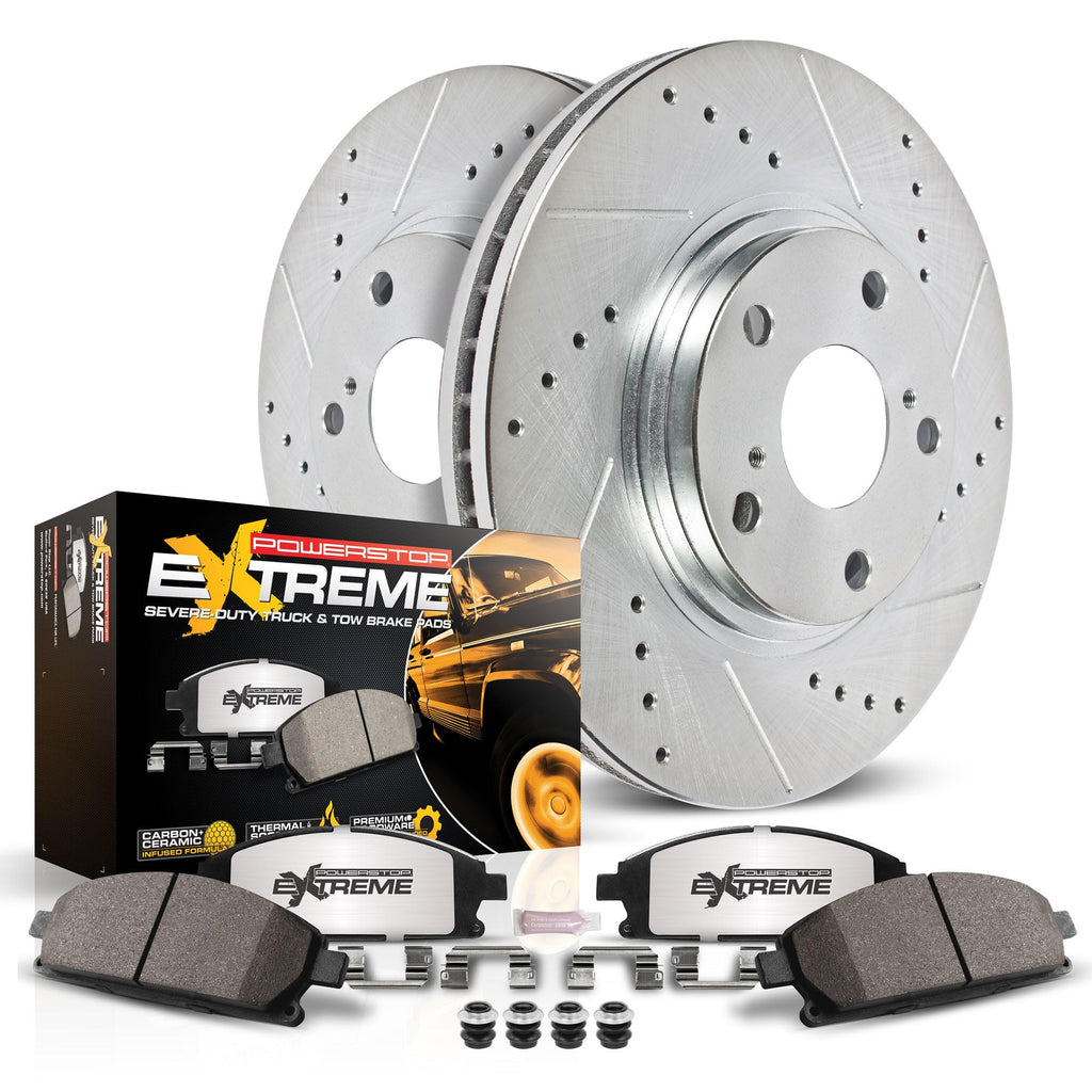 Front Brake Pad & Rotor Kit Z619