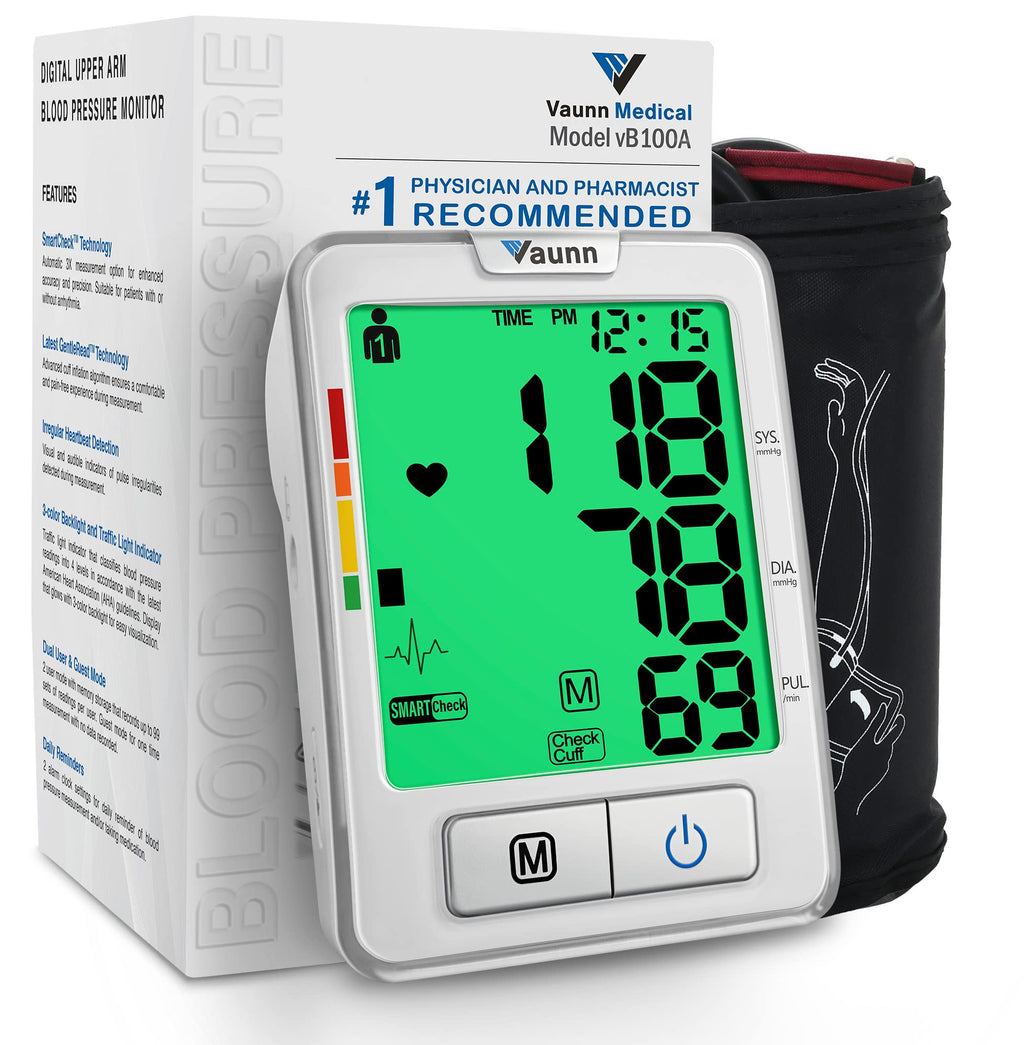 Automatic Upper Arm Blood Pressure Monitor Medium Arm Cuff R66980