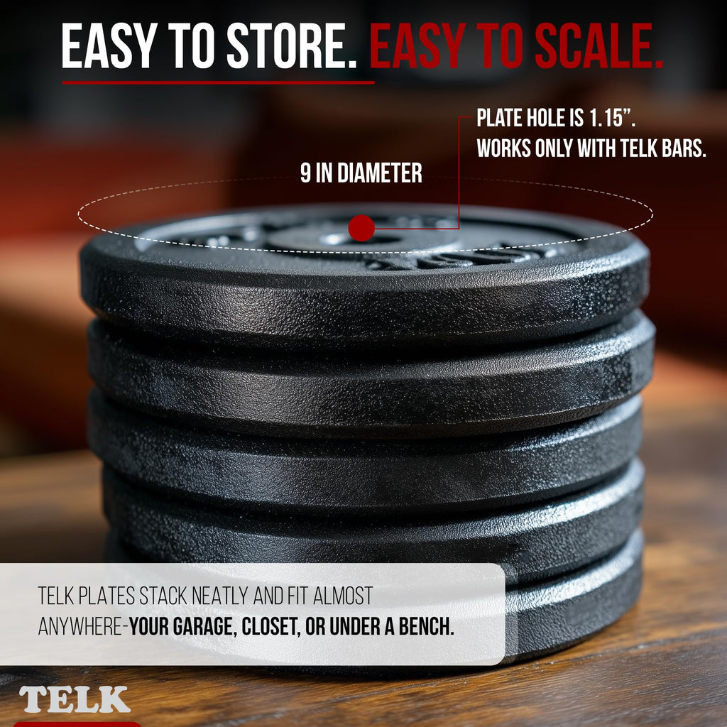 Adjustable Dumbbell Set with Cast Iron Plates I4349