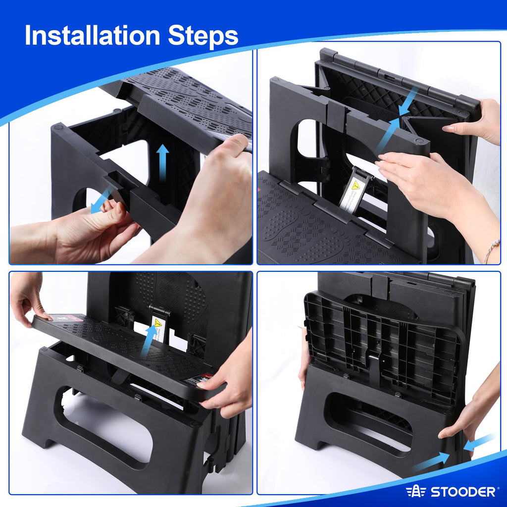 Folding 2-Step Non-Slip Step Stool U742