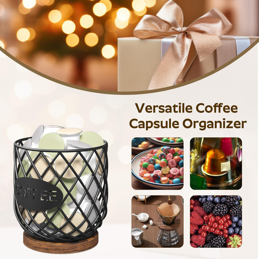 Compatible with K Cup & Nespresso Vertuo Pods Coffee Pod Holder Organizer I88444