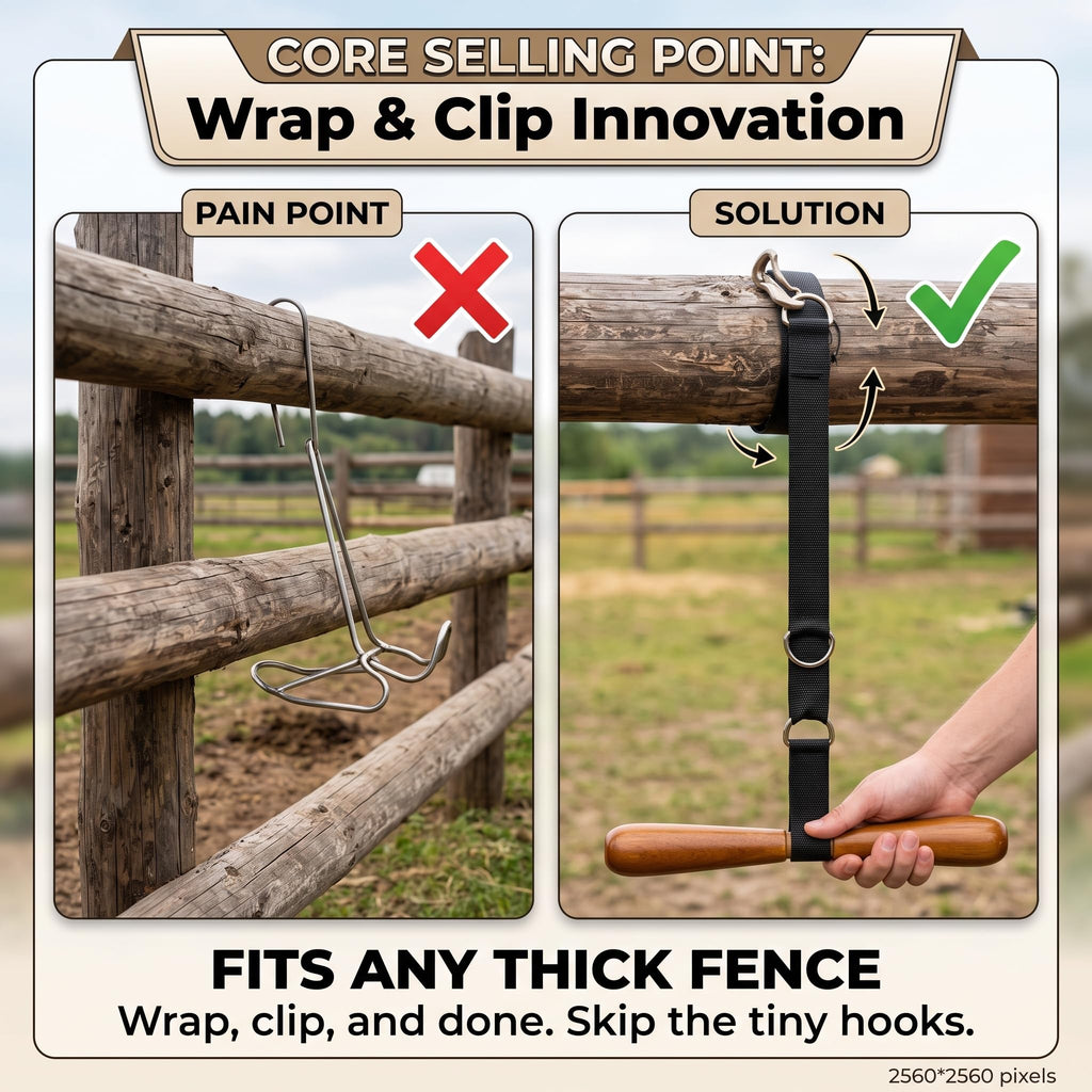 Portable Wood Saddle Rack I331