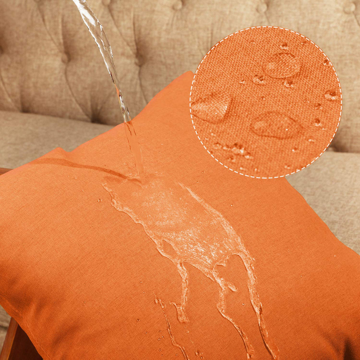 4 Pack Outdoor Throw Pillow Covers 18x18 L7561