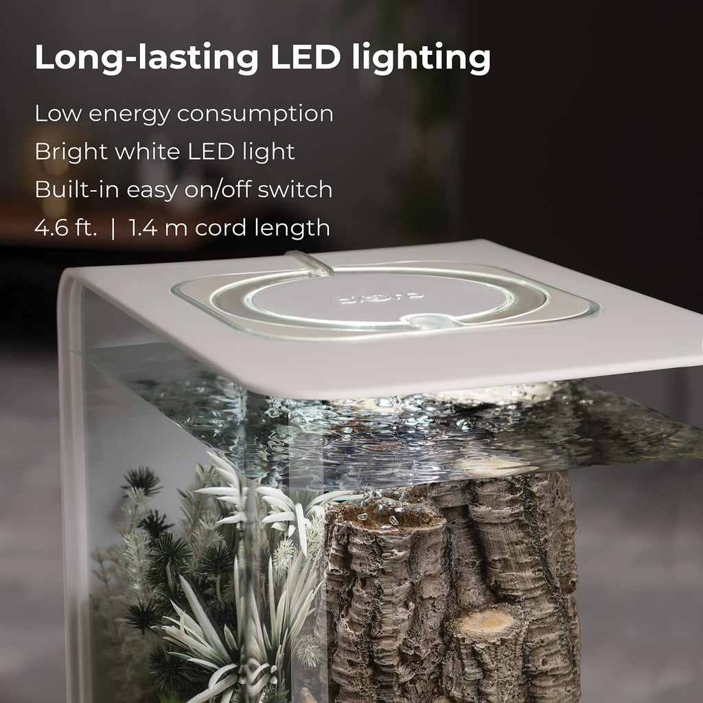 15 Acrylic Aquarium with White LED Lights D3165