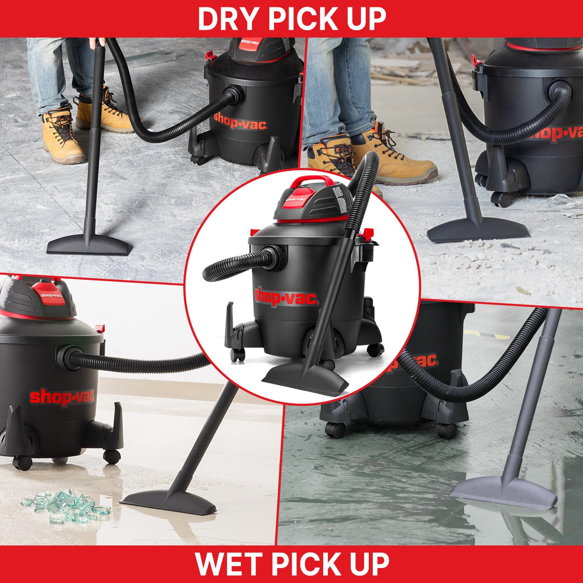 8 Gallon Wet/Dry Vacuum with Blower E83512