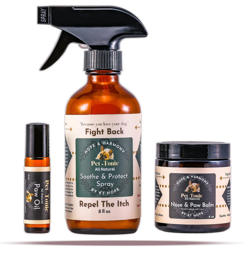 Nose and Paw Balm, Paw Oil, Soothe and Protect Spray Bundle R517