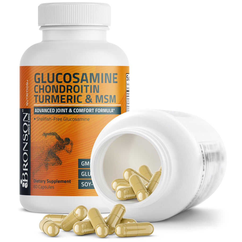 Glucosamine Chondroitin Turmeric & MSM Joint Support, 60 Capsules C355