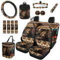 15 Pcs Car Seat Cover Set O134875