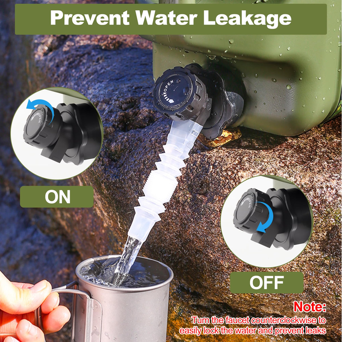 3 Gallon BPA Free Portable Water Jug with Spigot U51791