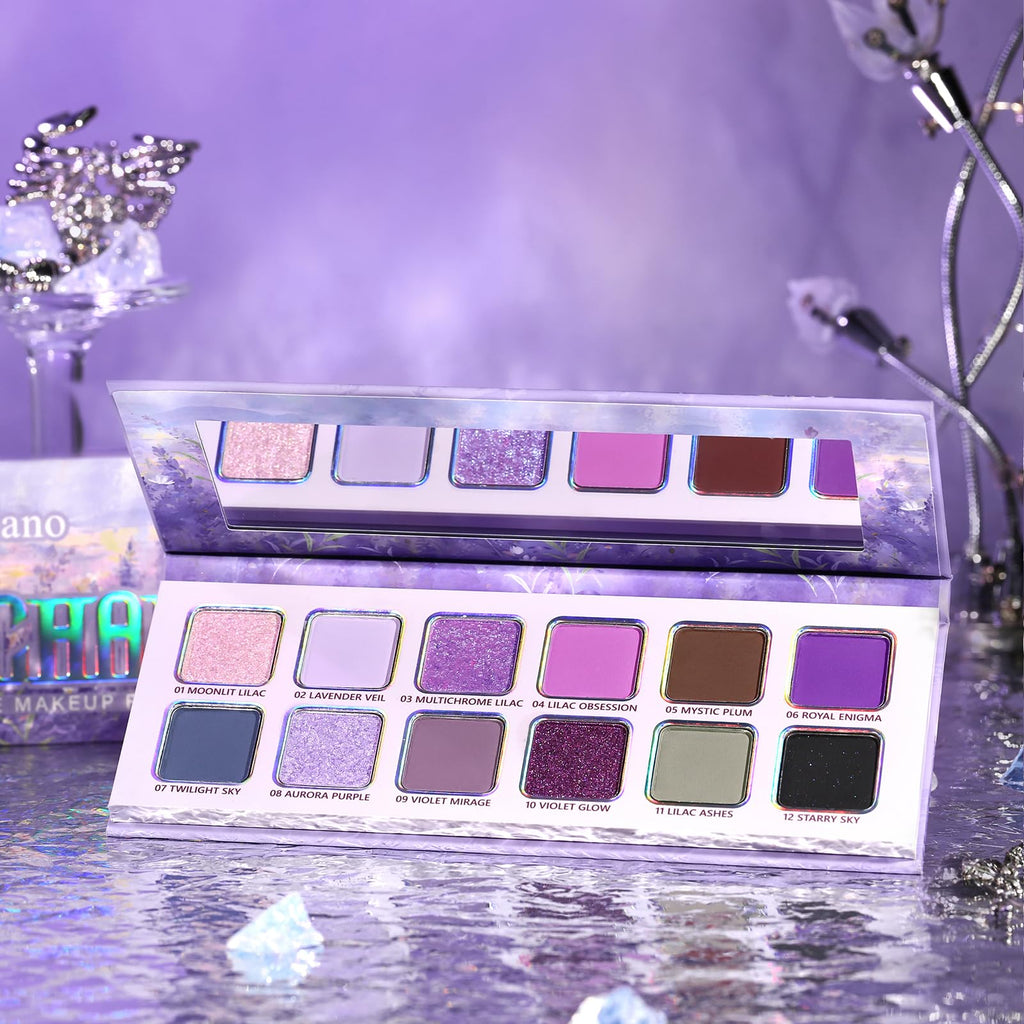 Pigmented Matte Shimmer Eyeshadow Palette V59824