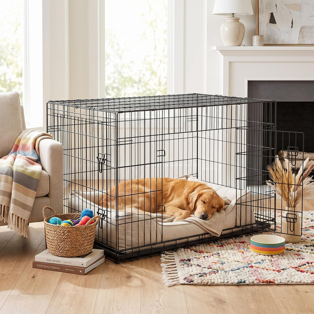 48" Double Door Crate Kennel with Divider S88368