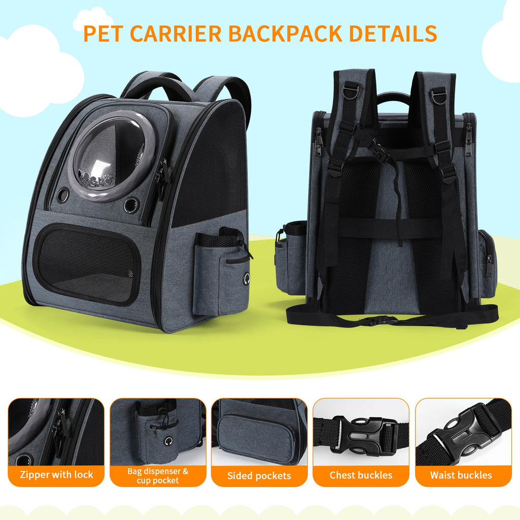 Expandable Breathable Pet Backpack Carrier O326