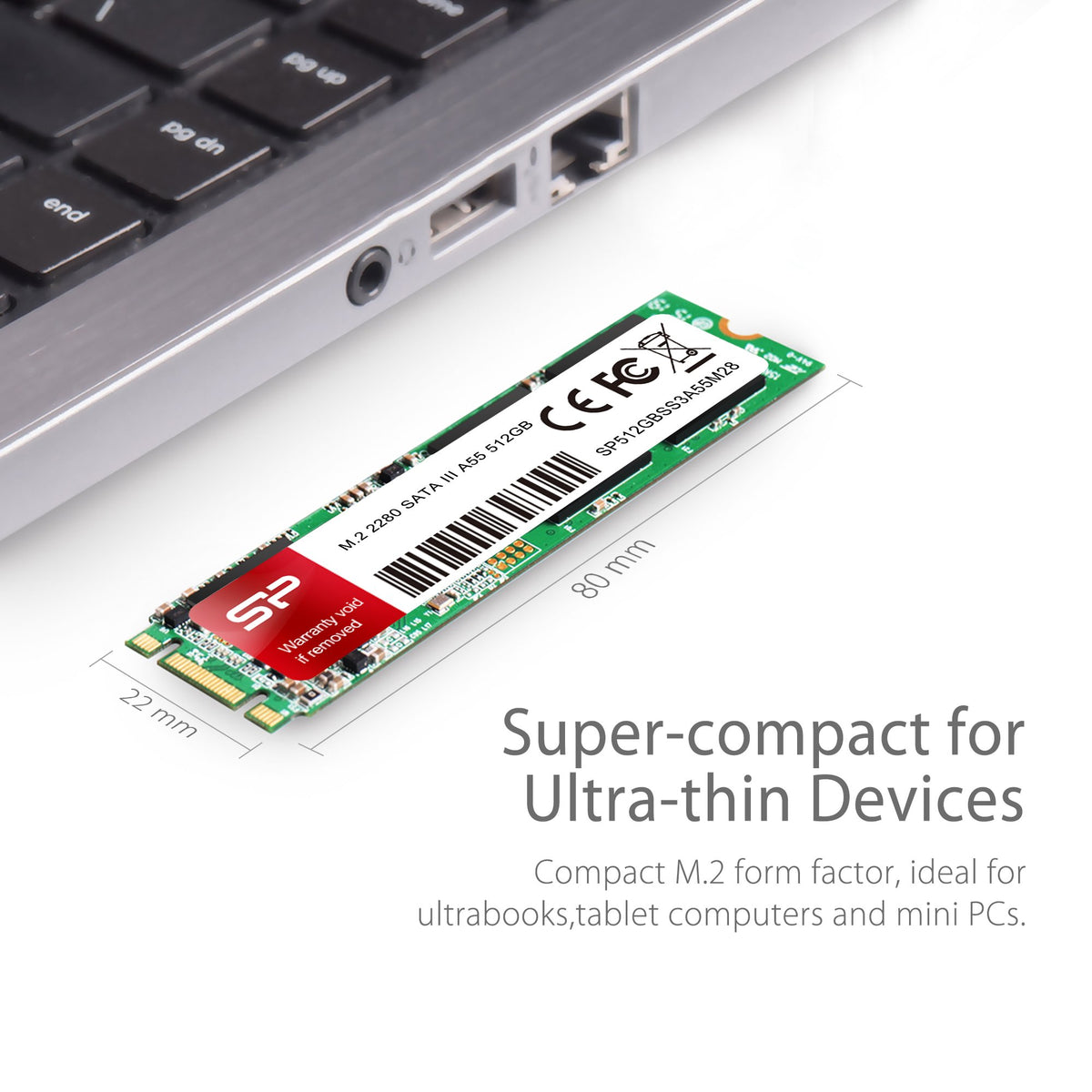 512GB M.2 SATA III Internal Solid State Drive 2280 J407