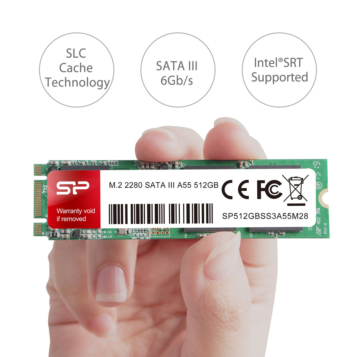 512GB M.2 SATA III Internal Solid State Drive 2280 J407