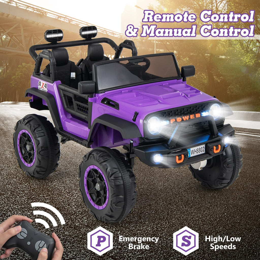 24V 2 Seater Kids' Electric Vehicle Truck with Remote Control J947428