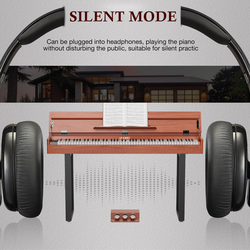 88 Key Weighted Digital Piano with Triple Pedals T71869