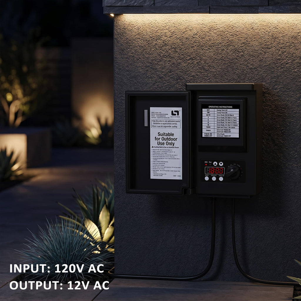 200W Low Voltage Landscape Transformer R495